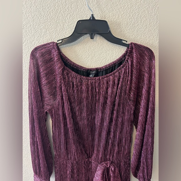 Cocktail Party Dress Sequin Red Dress Halogen Sz Medium NWOT - Picture 2 of 8